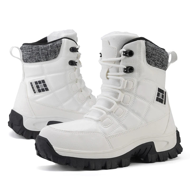 أحذية الثلوج الشتوية لعام 2025 للرجال، مبطنة بالفرو الصناعي، نمط بيع فلاش الجمعة السوداء، متينة، رائع؟