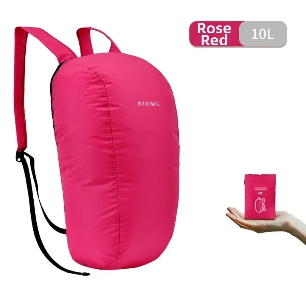 Nouveau sac à dos pliable de 10L, léger, ultraléger, pliable, pour l'extérieur, sac de jour Nano imperméable pour hommes et femmes
