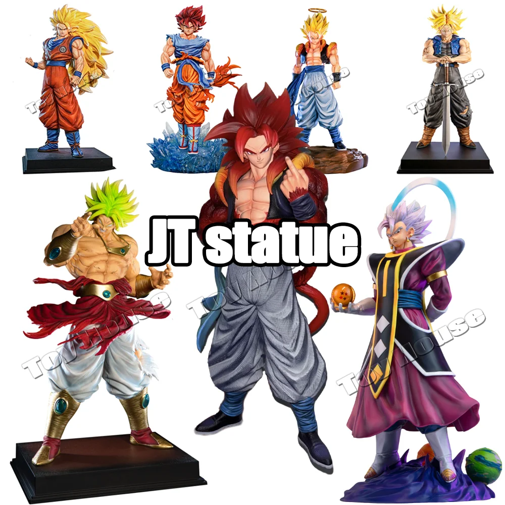 Jt Studio Statua Gamma Completa Dragon Ball Anime Figure Ssj4 Son Goku Figure Super Saiyan Pvc Statua Collezione Modello Giocattoli Regali