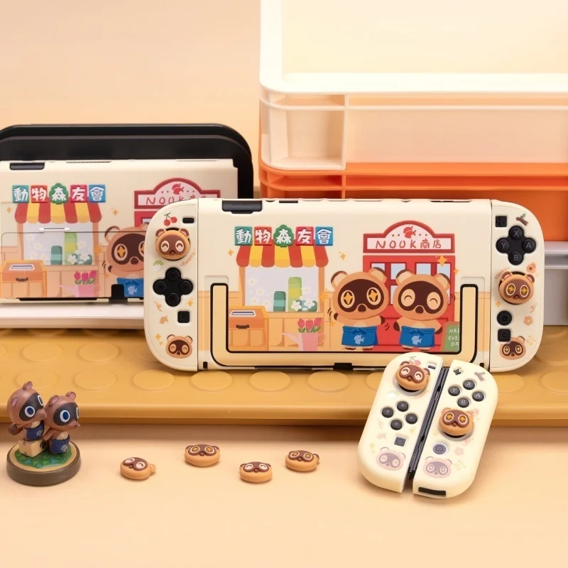 Carcasa Protectora para Switch 2 con Diseño de Mapache, Carcasa Personalizada para Oled Ns Lite, Accesorio de Anime, Regalo de Cumpleaños