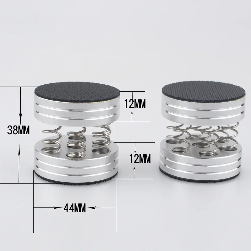 Hifi الربيع منصات القدم سبائك الألومنيوم الربيع امتصاص الصدمات الصوت وسادة للقدم معدات مكبر الصوت امتصاص الصدمات مسمار القدم