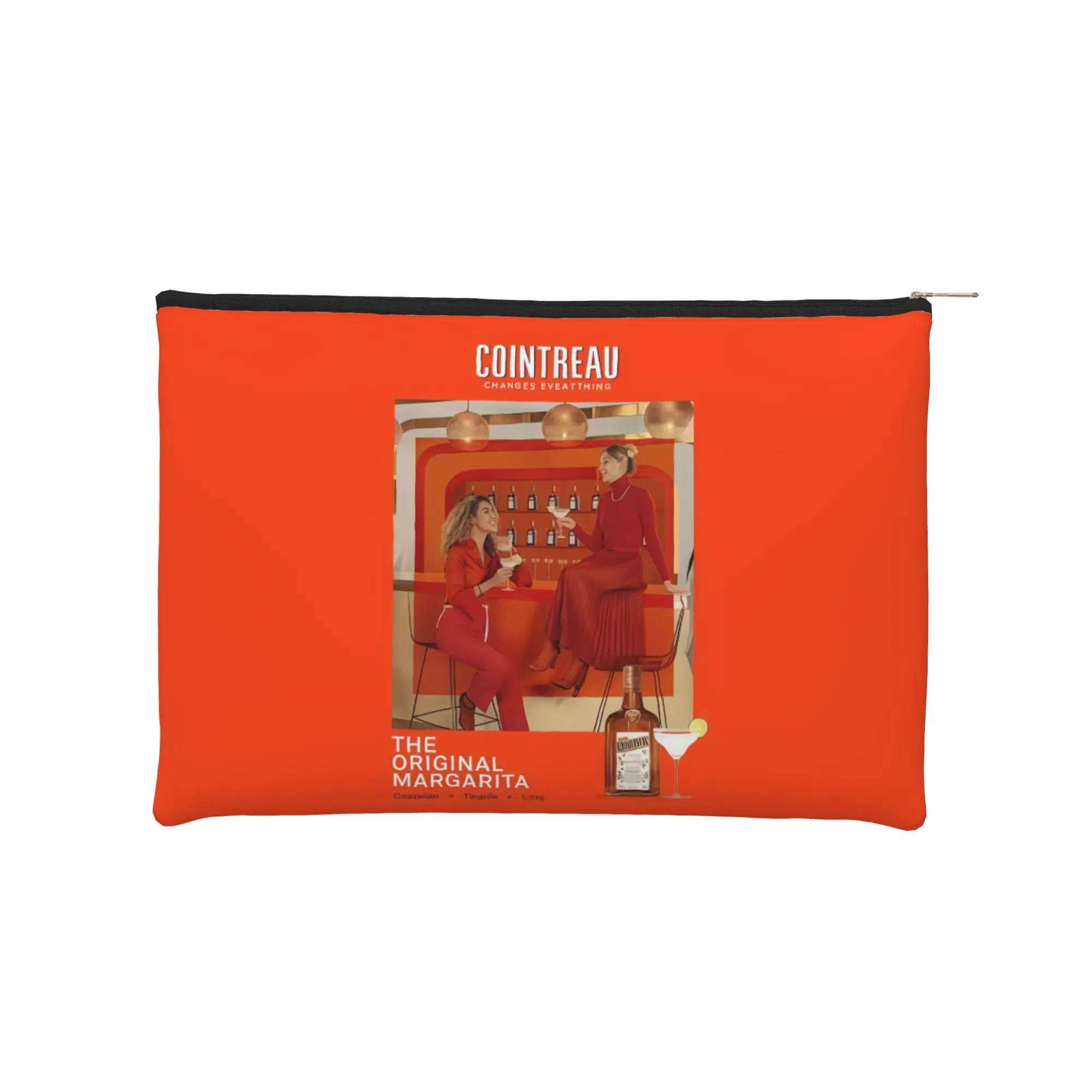 

Легкая косметичка CCointreau The Original Margarita, несессер CCointreau на молнии, косметический мешочек
