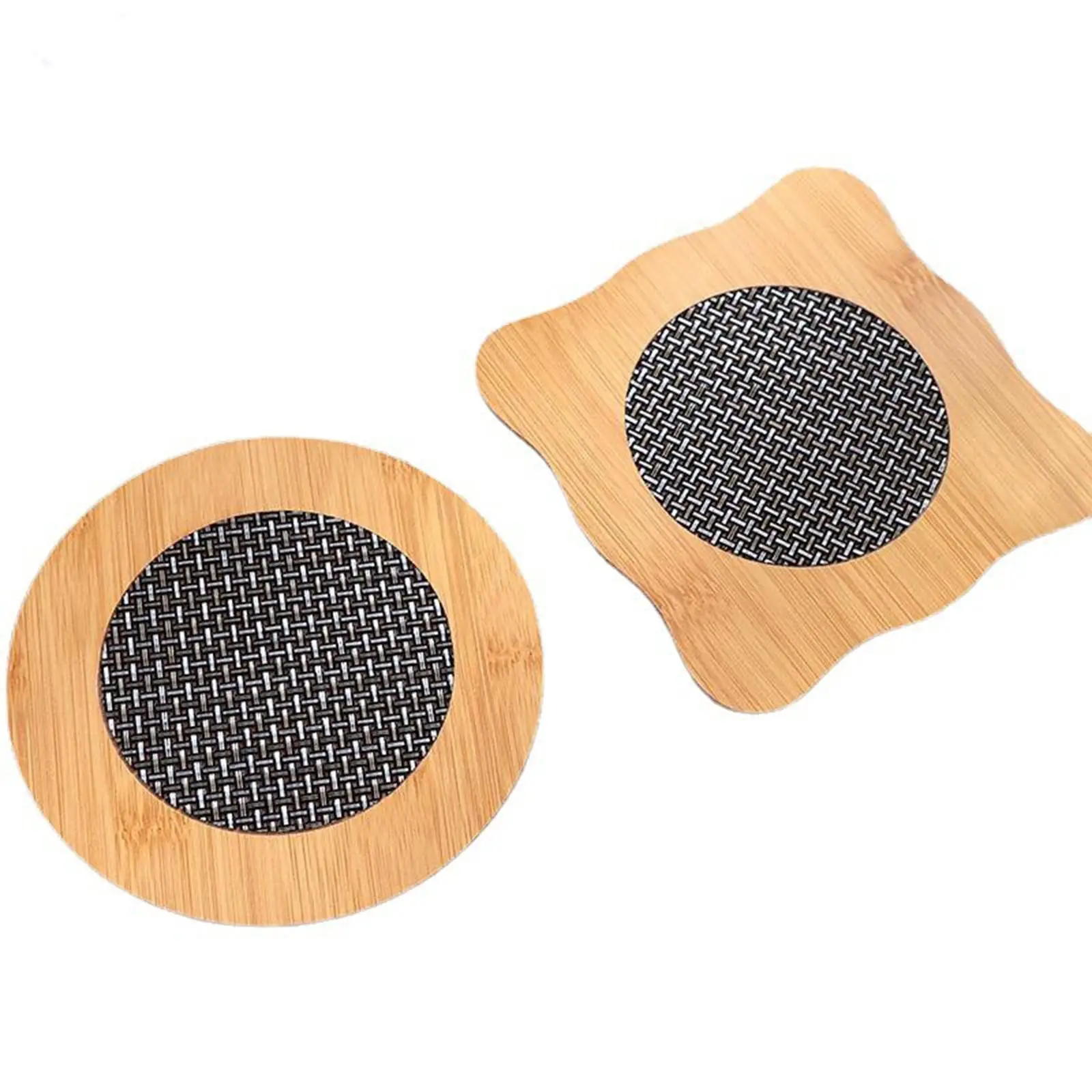 Heat Insulation Pad Resistant Placemat Wood Dining Mat Non Slip Creative Tea Coaster Insulation Mat for Tabletop Home Kitchen