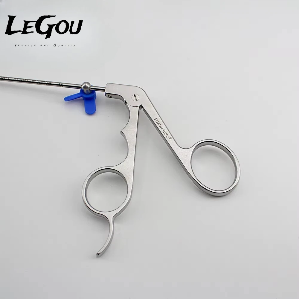 LeGou Professional Uniportal Interlaminar Pulsion Discectomy Spine Instruments Flexible Serrated Grasping Manual CE