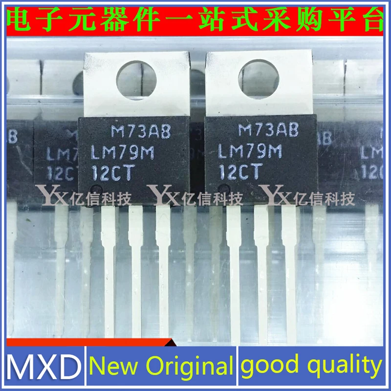 5Pcs/Lot New Original LM79M12CT three-end Regulator Tube 12V 500MA 0.5A in-line TO-220 Original Tube Good Quality In Stock