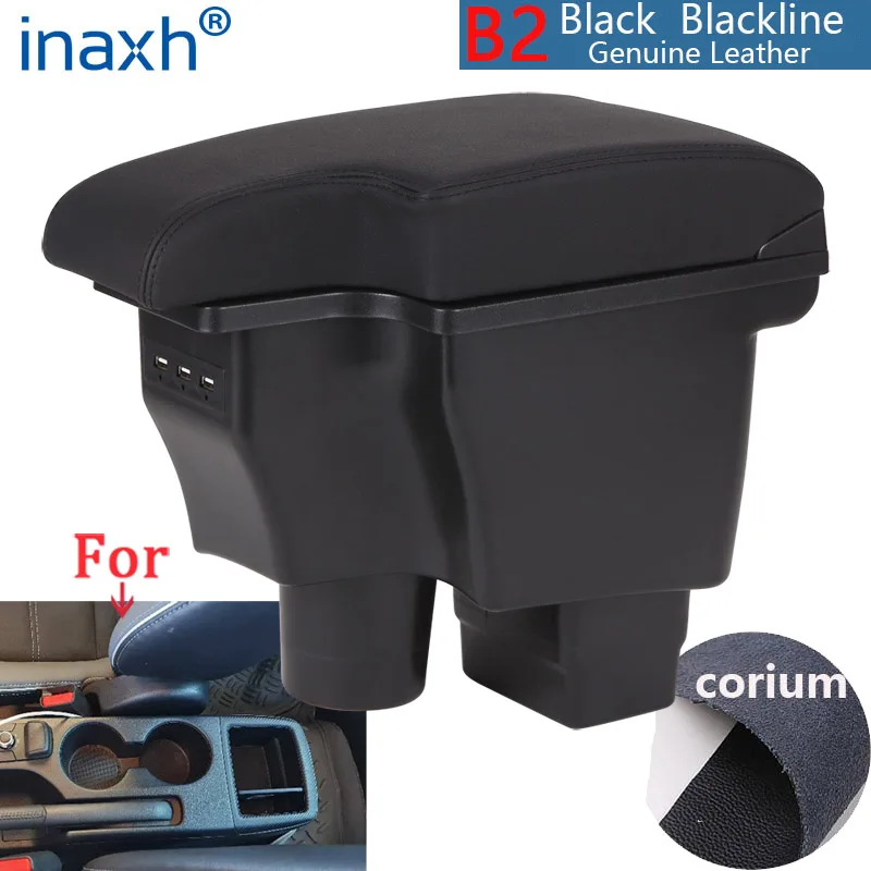 Voor Mazda CX-3 Armsteun doos Retrofit Voor Mazda 2 skyactiv versie cx3 CX-3 Auto Armsteun opbergdoos auto accessoires Opladen USB