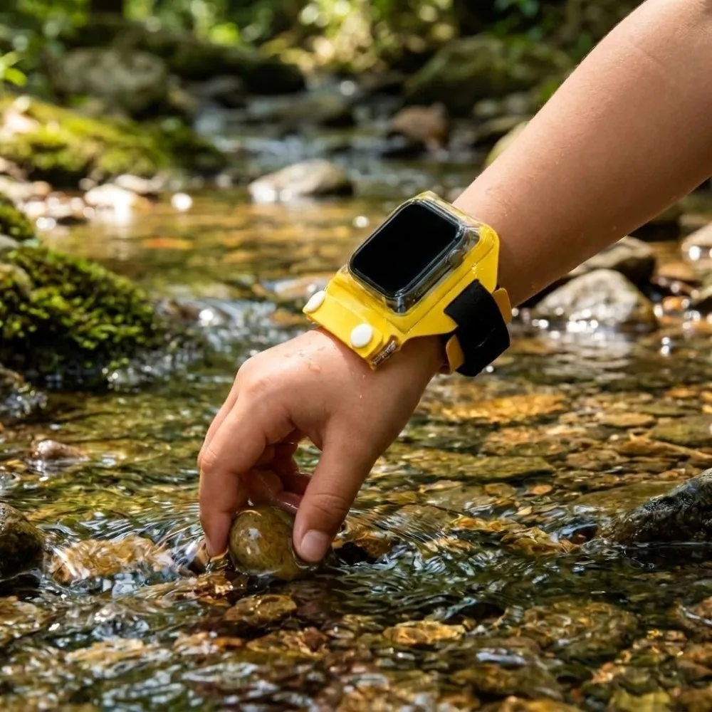 IPX8 Waterproof Smartwatch Waterproof Protective Pouch Sealed Touchscreen Compatible Swim Smartwatch Protector