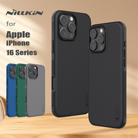 For iPhone 16 Pro Max 16 Plus Nillkin Case Hard Ultra Thin Super Frosted 360 Bumper Cases Back Cover Protection For iPhone 16