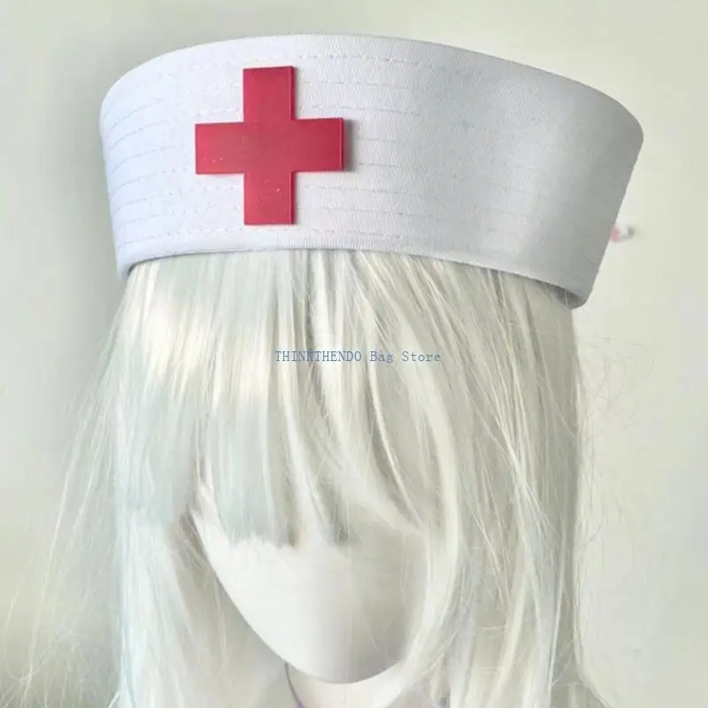 340D Brims Hat for Women Teens JK Crossed Marine Caps 2000s Uniform Hat Cosplay Dressingup Hat for Masquerades