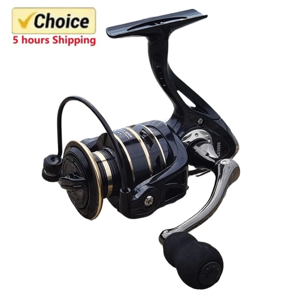 High Quality Metal Spinning reel Spool Saltwater 5.2:1/4.7:1 High Speed Reel Waterproof Suitable for Pike Fishing5000-7000Sreies