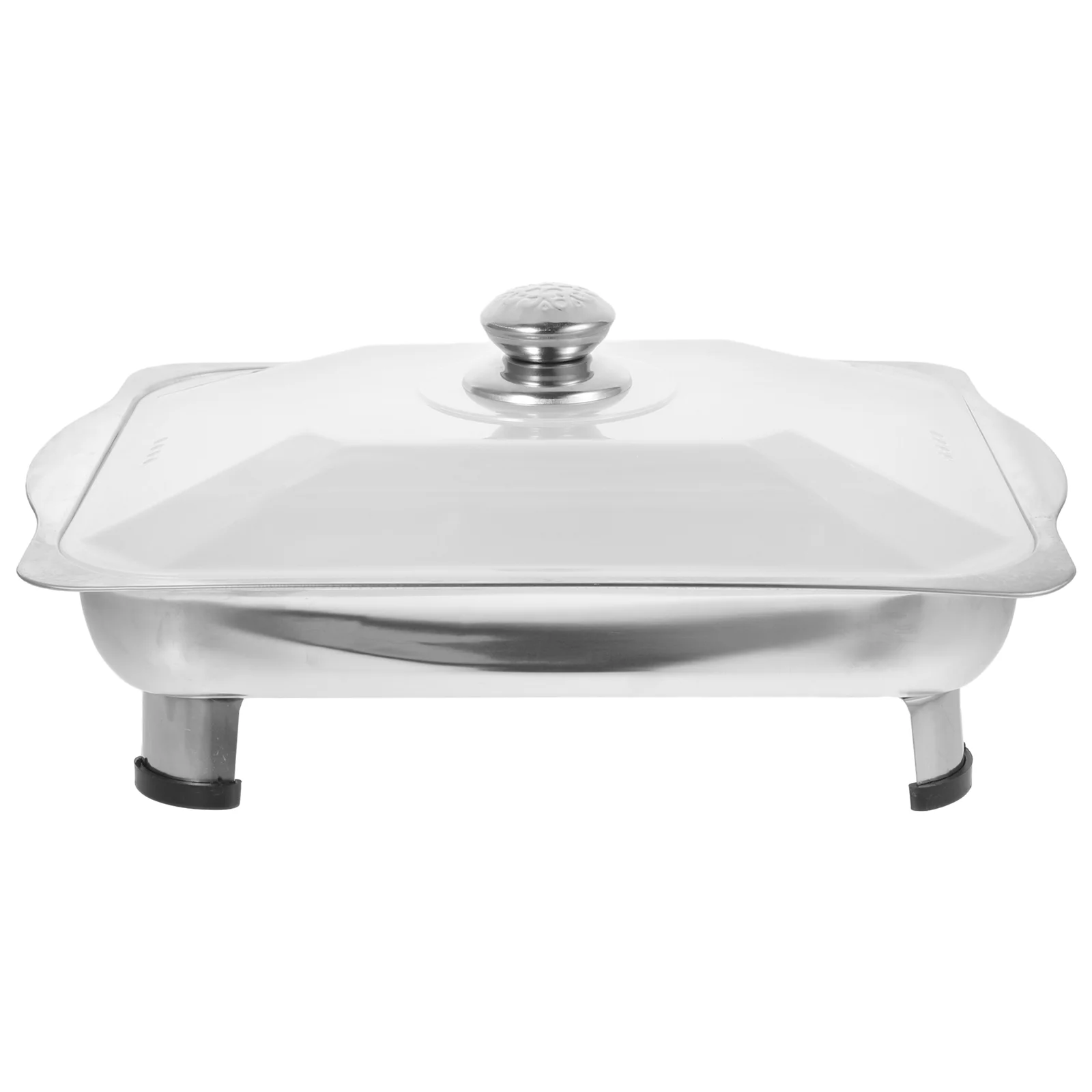 Stainless Steel Buffet Tray Foods Holder Tray Kitchen Buffet Dinner Serving Pan stainless steel serving tray