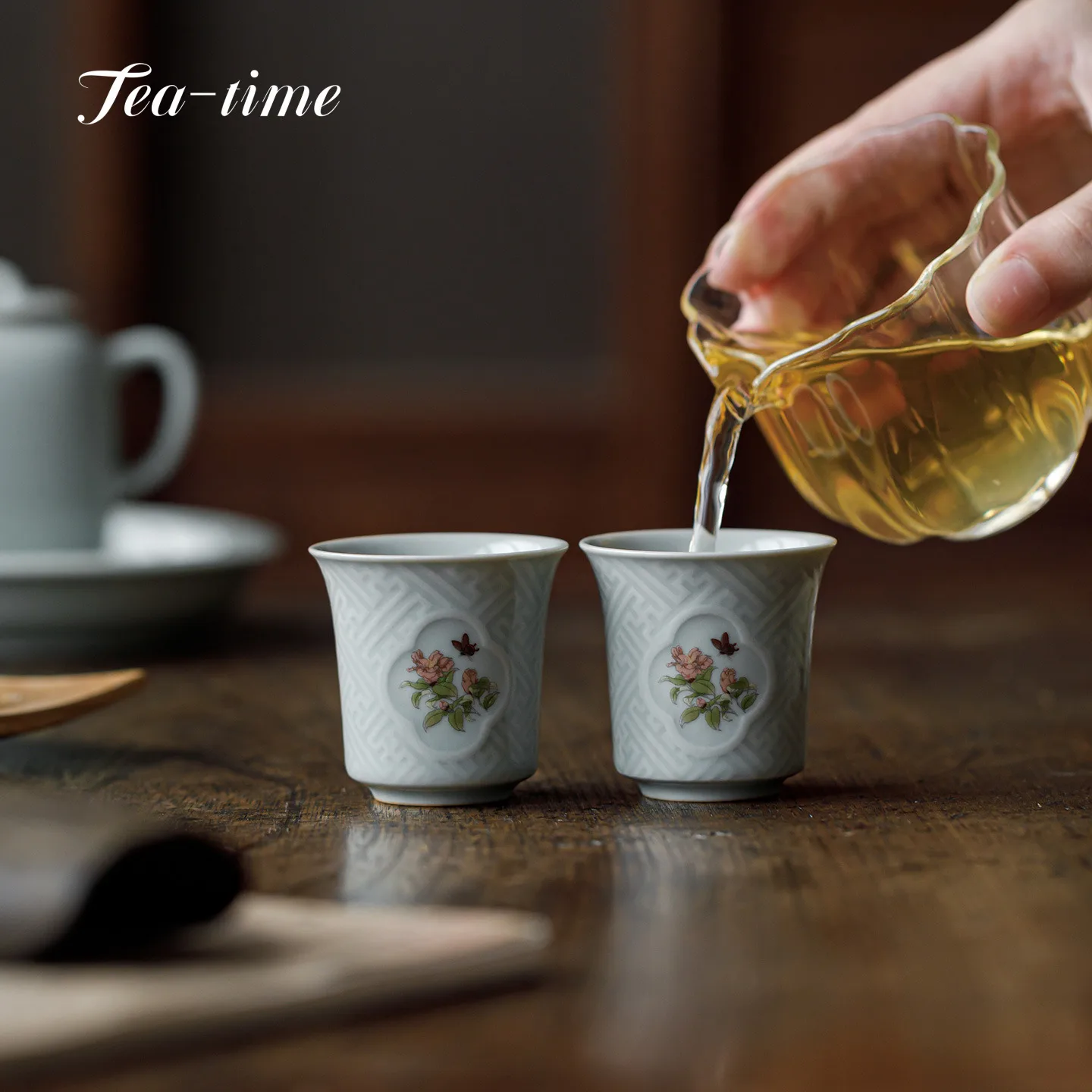 

Ru Kiln Чайная чашка Фарфоровые чашки Чайные чашки с узором ручной работы Необычная керамическая чашка для приготовления чашек Красивая керамика Jingde Town Puera