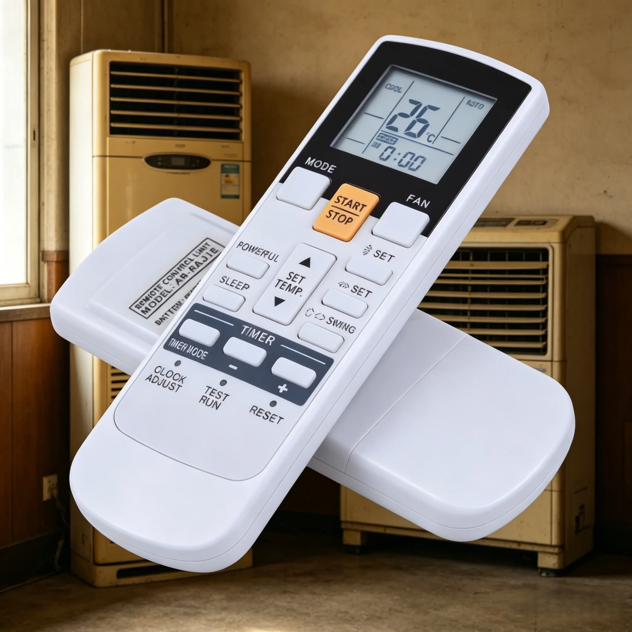 General FUJITSU Air Conditioner Remote Control Compatible with AR-RAH1E AR-RAH2E Replace AR-RAJ1E Universal Remote for HVAC Syst