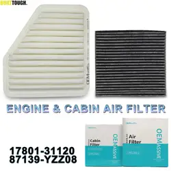 Combo Engine And Pollen Cabin Air Filter For Toyota RAV4 XA30 2006 2007 2008 2009 2010 2011 2012