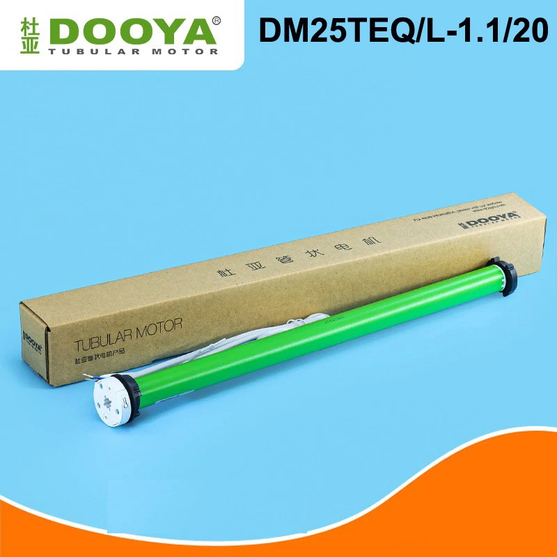 Original DOOYA DM25TEQ/L-1.1/20 Tubular Motor Electric Rolling Shutter Motor Suitable For Honeycomb Zebra Blinds