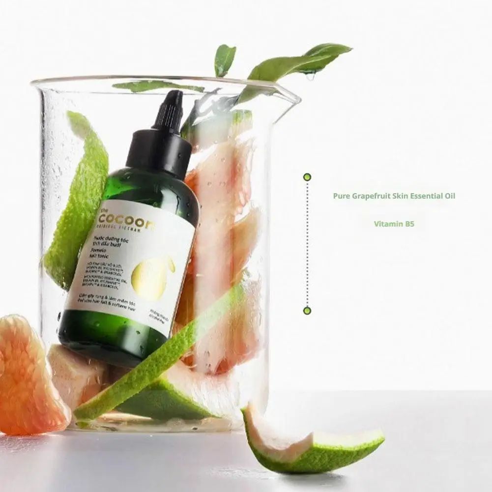 زيت شرنقة للشعر خفيف الوزن للشعر الناعم ينعم التجعد ويضف معالجة معطرة بالجريب فروت اللامعة وغير دهنية وامتصاص سريع