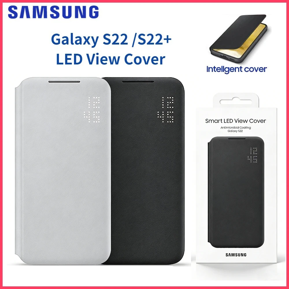 Samsung Galaxy S22 LED View Cover S22 + S22Plus LED View Cover SM-S901B, SM-S901B/SM-S906B DS, SM-S906B/DS