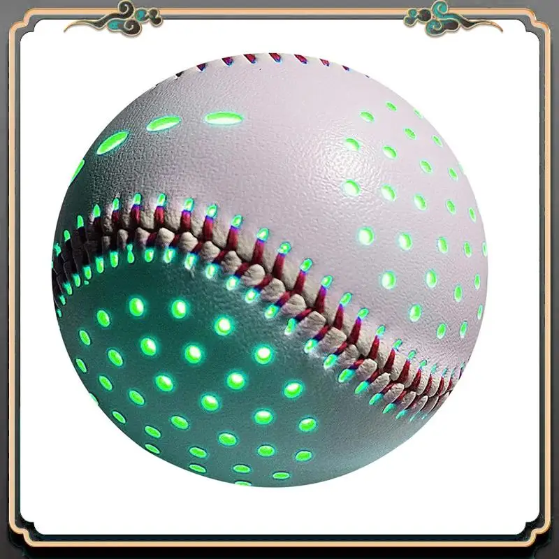 

B11A-Light Up Baseball 9-дюймовый светящийся в темноте бейсбол для семейных спортивных развлечений