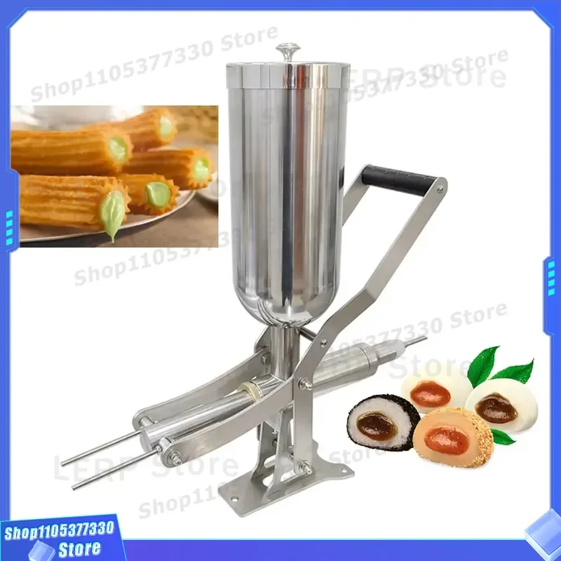 Manual Cream Filler Injector for Donuts Bread Cakes Croissants Pastry Puffs Jam Dispensing Tool Baking Equipment Kitchen