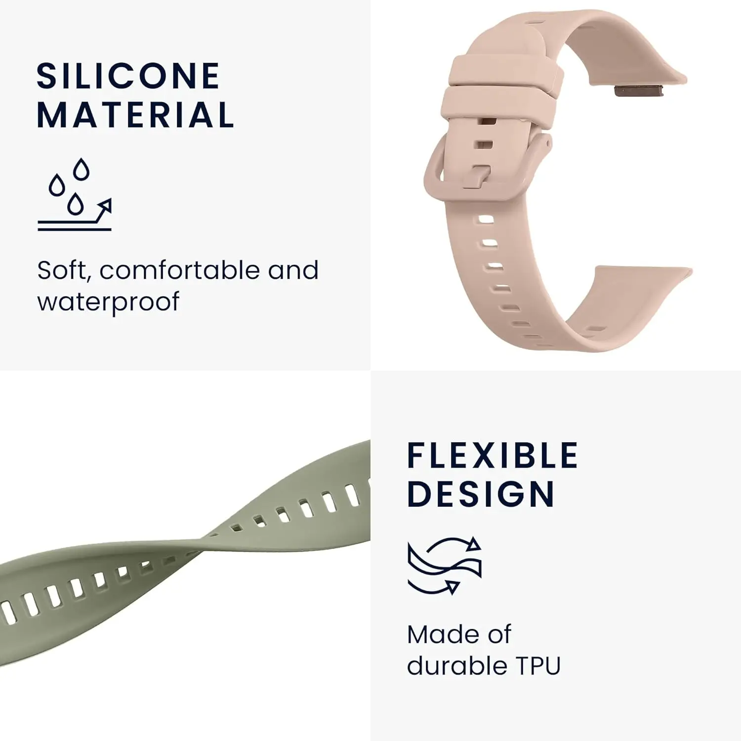 Спортивный ремешок Correa для часов Huawei Watch Fit 2, мягкий силиконовый браслет для умных часов Huawei fit2, аксессуары на запястье