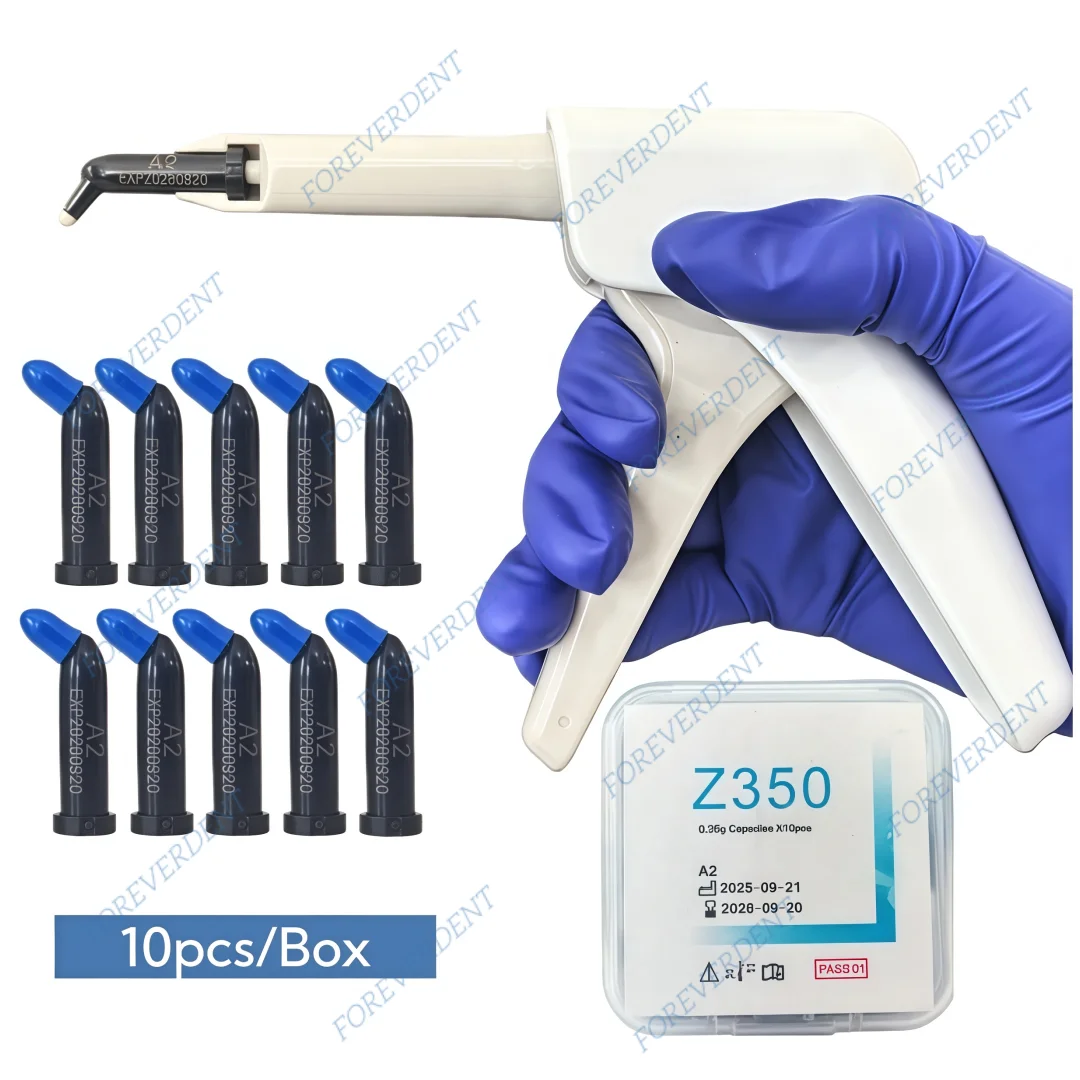 

A2 Z350 Nano Dental Compules Unidose Composite Resin Capsules Light Cure 0.35g 10pcs/Box