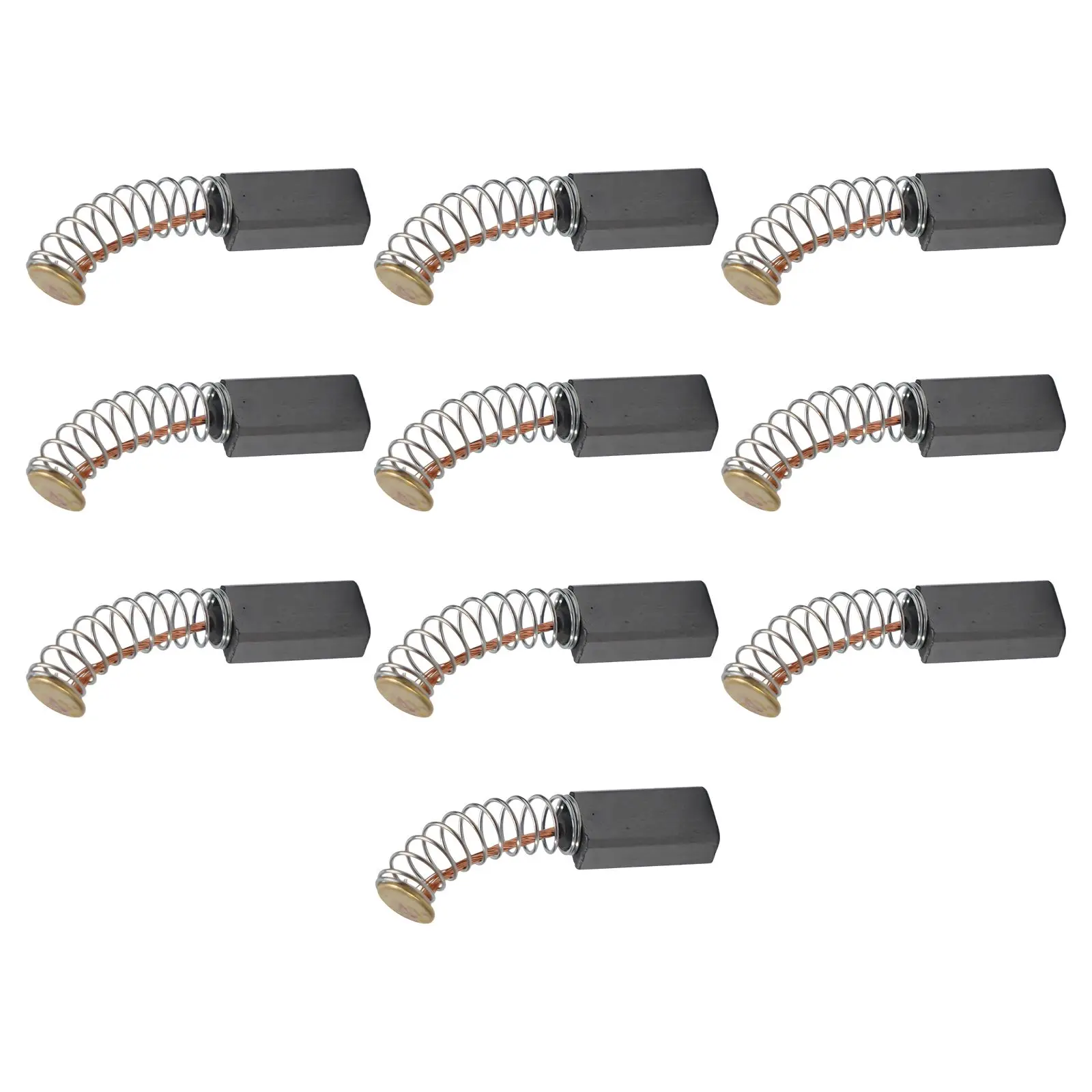 Carbon Brush Pack 12 x 6 x 4 mm 10 units for Electric Motor Commutator Service in Power Tools and Rotating Equipment