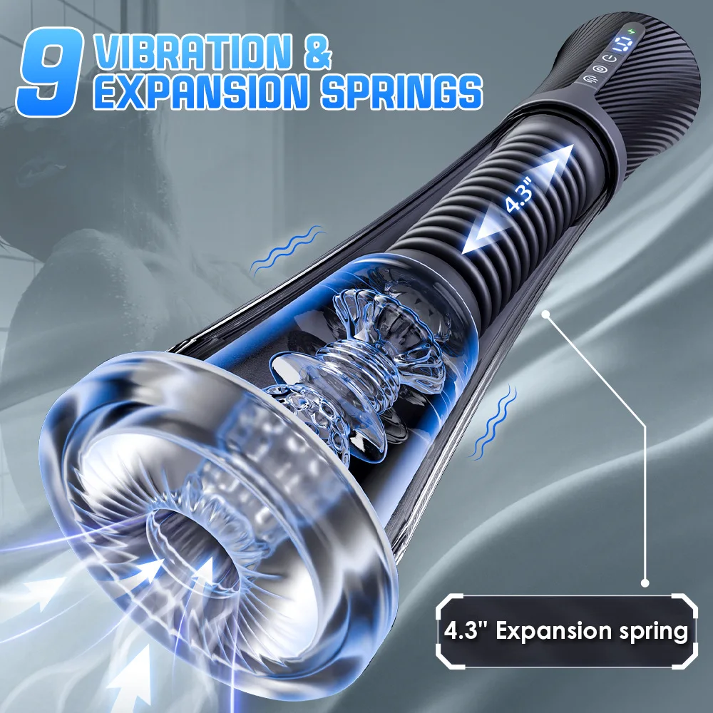 Male Masturbator Penis Pump Amplifier Penis Endurance Training APP Control Vibration Vacuum Suction Glans Trainer Adult products