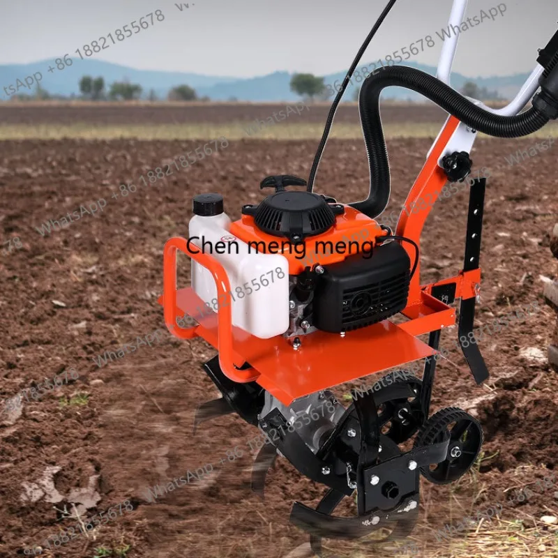 

Africa Hot Selling Powerful Agricultural Small Rotary Tiller Multifunctional Weeder Field Garden Tools Hand Tiller Cultivator