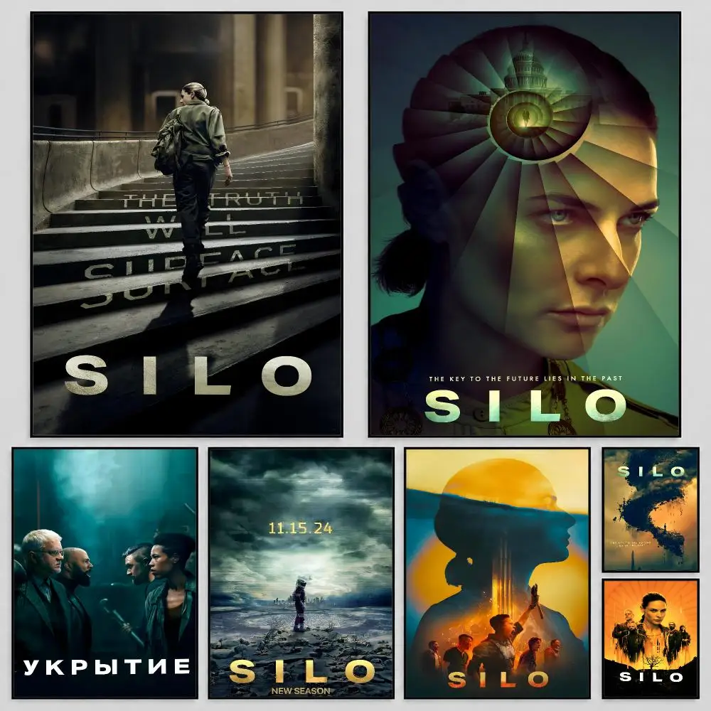 TV Silo Wool Series Poster Self Adhesive PP Wall Art HD Gaming Room Bedroom Living Room Decor Apartment Gift