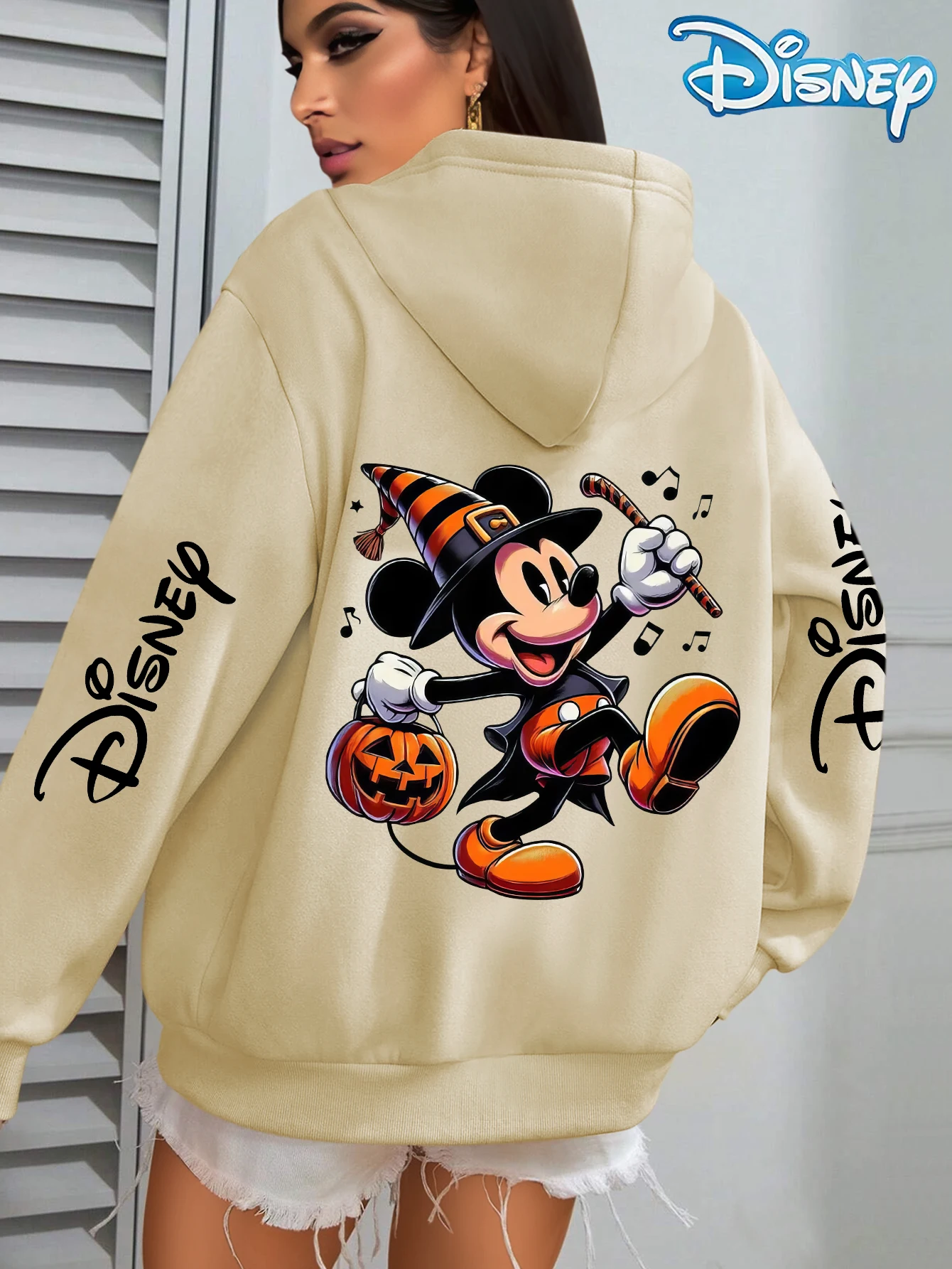 

Женские толстовки с Микки Маусом Disney, модная уличная одежда большого размера, толстовки унисекс, осенне-зимние флисовые повседневные универсальные