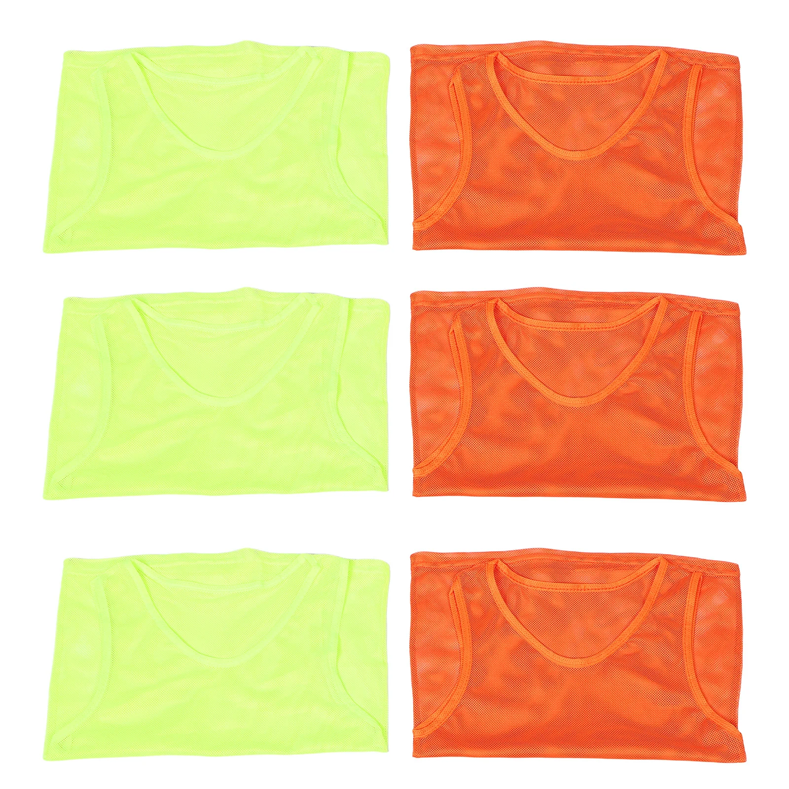 

12Pcs Training Vests Breathable Sleeveless Sports Pinnies for Soccer Basketball Youth Team Practice Reusable Scrimmage