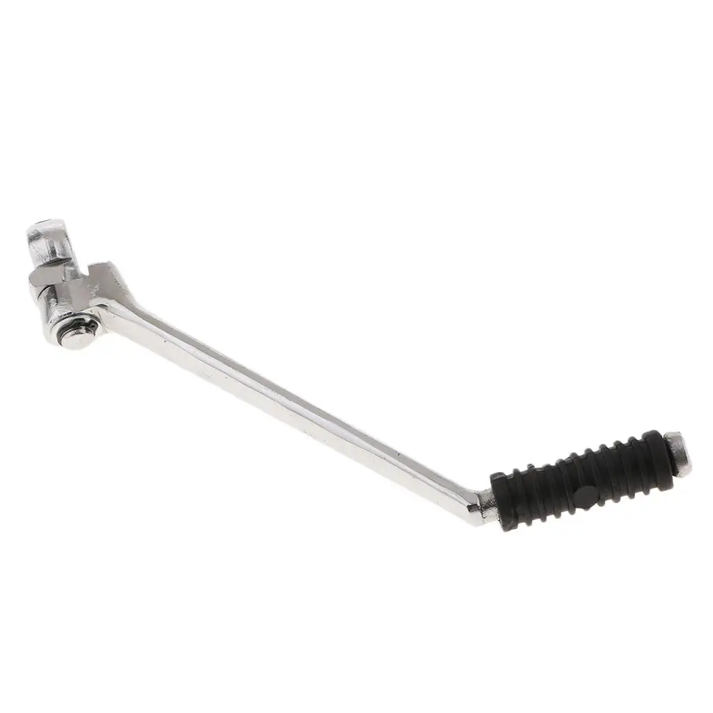 Kickstart Kickstarter Lever Silver Black Motorcycle Engine Starter Part for Honda CG125 Reliable Replacement Item