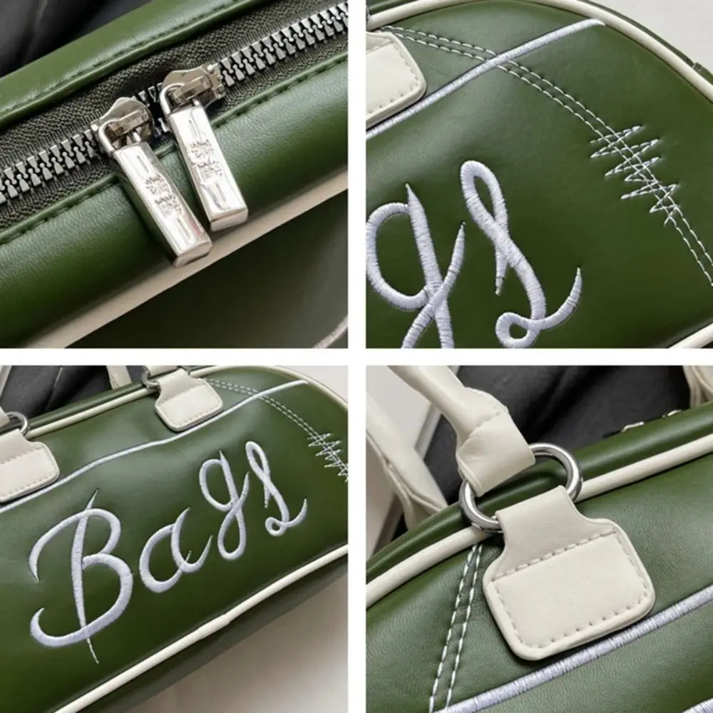 Retro Shoulder Bags New Solid Color PU Leather Underarm Bag Large Capacity Causal Messenger Bag Women