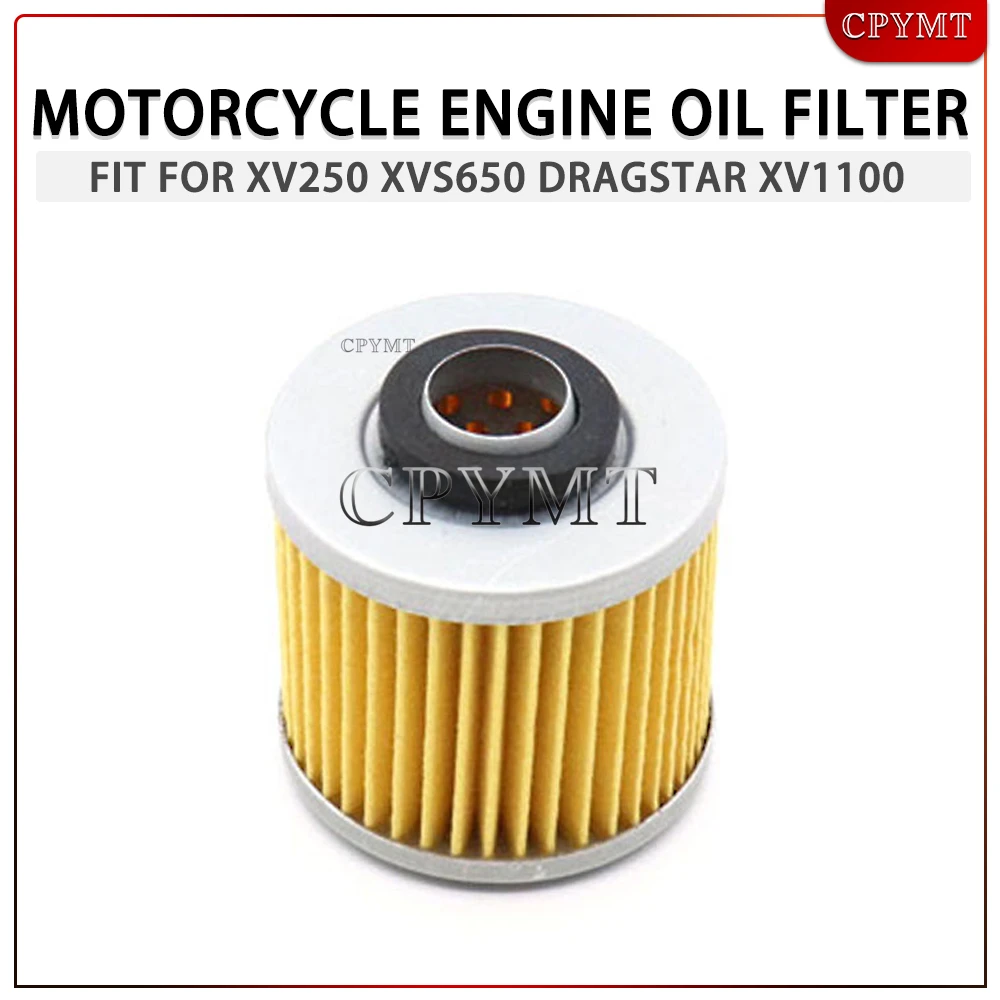 Motorcycle Oil Filter Fit For TDM850 Grizzly YFM 600 Raptor 700 Dragstar XVS 250 400 650 1100 V-Star XV 535 750 Virago