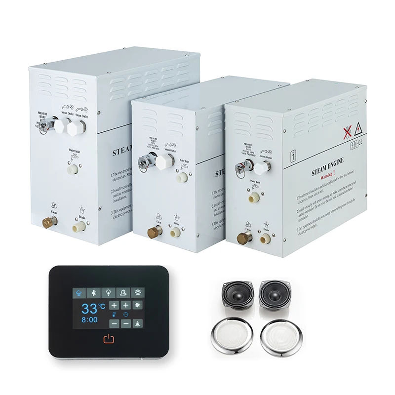 Generador de Vapor para Sauna con Control por Aplicación WiFi, Generador de Vapor para Baño de Vapor, Generador de Vapor para Sauna