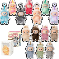 Quality For Blind Box Monster Series PVC Kawaii Macaron Pendant Doll Monster Keychain Birthday Holiday Kids Gift Universal In st
