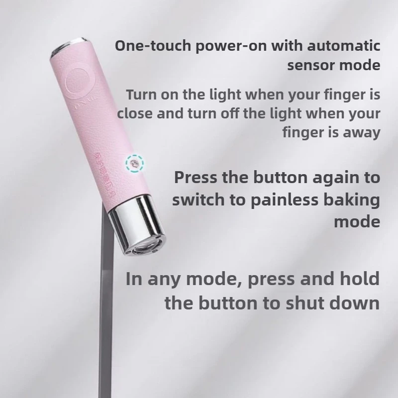 جديد 4 ألوان مسمار مجفف ضوء الأشعة فوق البنفسجية مسمار مصباح المحمولة قابلة للشحن مسمار علاج مصباح ل هلام الأظافر علاج أدوات مانيكير المهنية #5