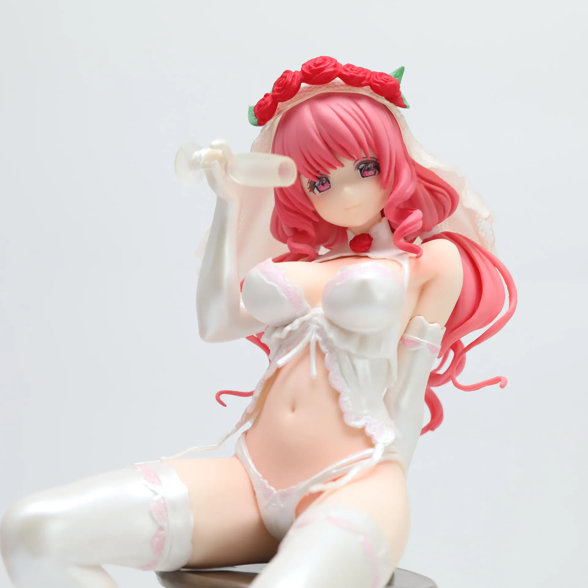 Anime Figure Beautiful Girl Shizuku Kanno Gk Sitting Wedding Pose Pvc Model Desktop Ornament For Adult Collection Decor Display