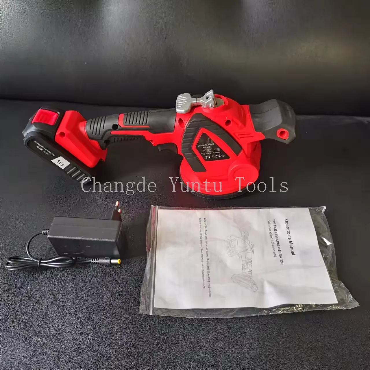 Hot Sell Multifunctional Intelligent Adjustable Suction Cup Cordless Electric Tile Laying Vibrator Tiling Tools