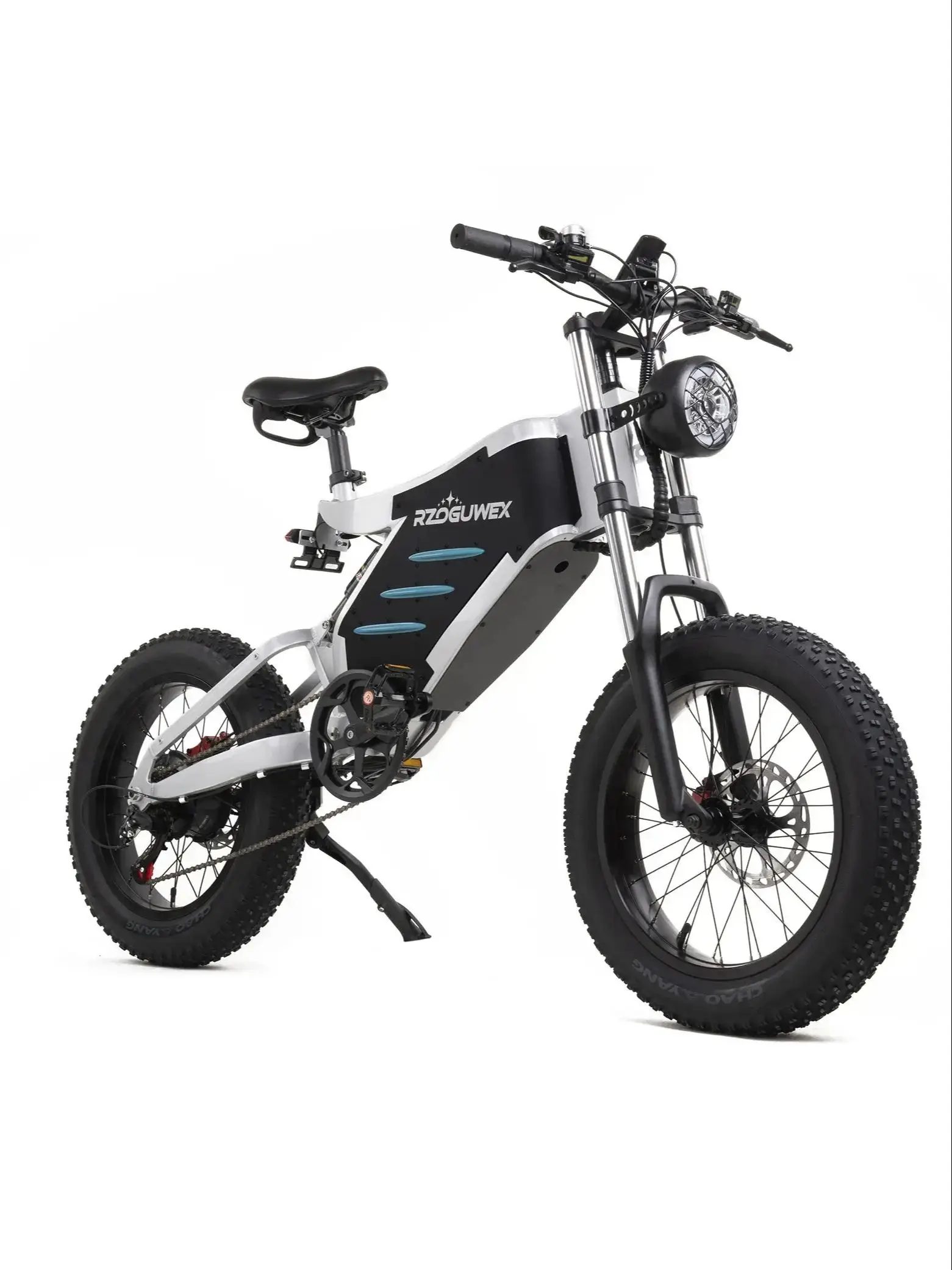 AliExpress RZOGUWEX X5 Adult Electric Bike 1000W All Terrain Electric Bike 48V25Ah Battery 20 Inch Fat Tire Off-Road Electric Bike