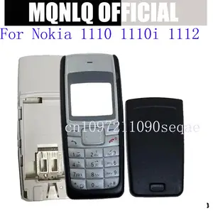 Bilashmart Housing Back Cover Battery Cover Rear Case Housing Middle Frame +English Keyboard Nokia 1110 1110i 1112