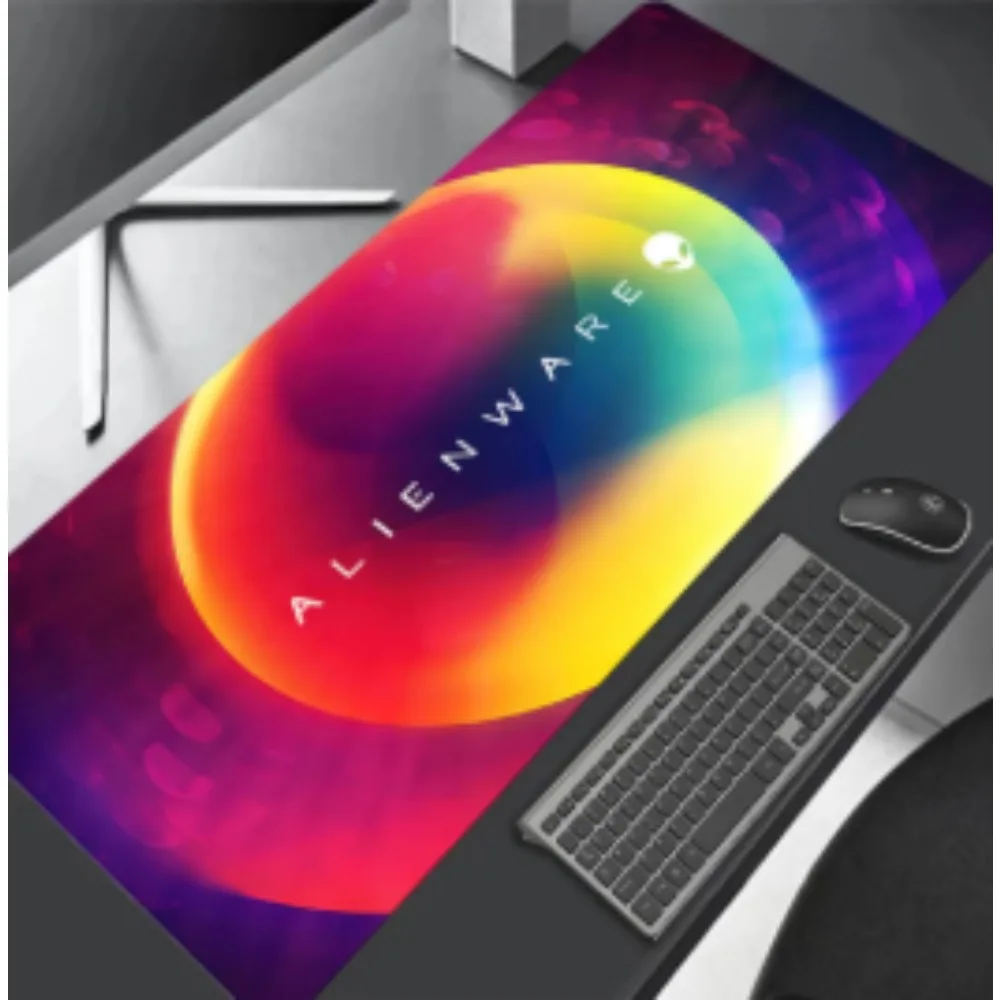 

Коврик для мыши Alienware в анимационном стиле, из натурального каучука, с нескользящей основой, игровой коврик для стола, компьютерные аксессуары