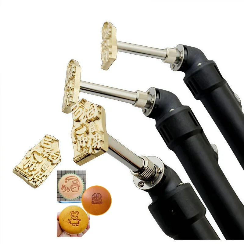 

Customizable Logo Electric Heat Transfer Machine Temperature Adjustable Electric Soldering Iron Baking Cake Hot Stamping Gong