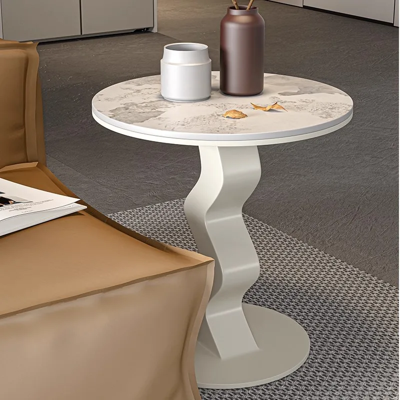 

Lightweight luxury living room sofa side coffee table simple corner small coffee table with creative balcony console use