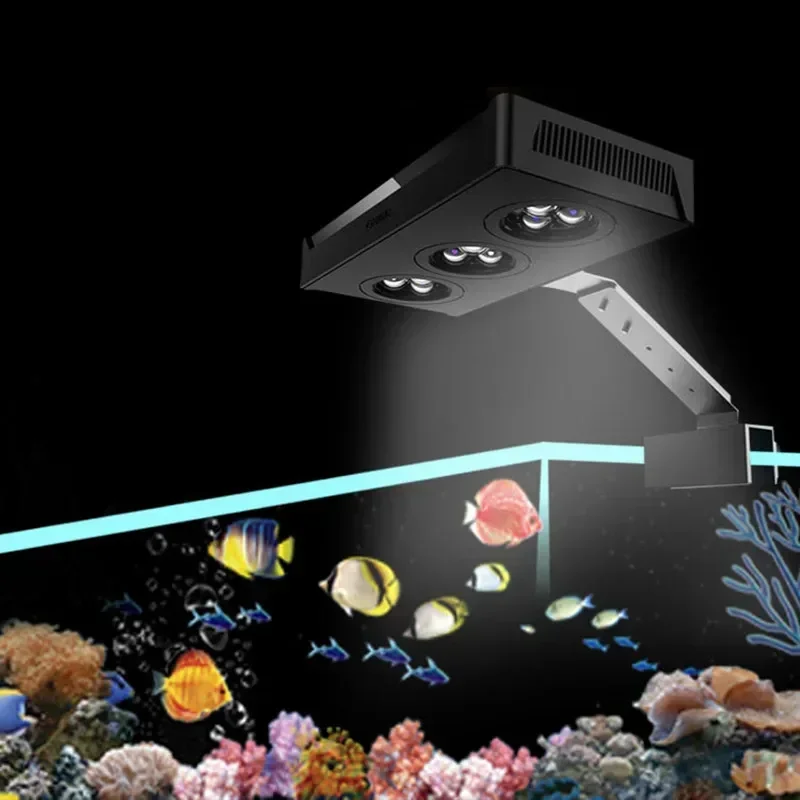 Smart Coral Light 30W 40W WiFi Full Spectrum LED Lamp for Aquarium Fish Tank Color Temperature Adjustable Intelligent Control
