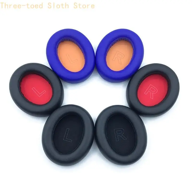 2 Pcs Ohr Kissen Abdeckung Praktische Ohr Pad Noise Cancelling Kopfhörer Ohr Abdeckungen für E74A – Detail 3