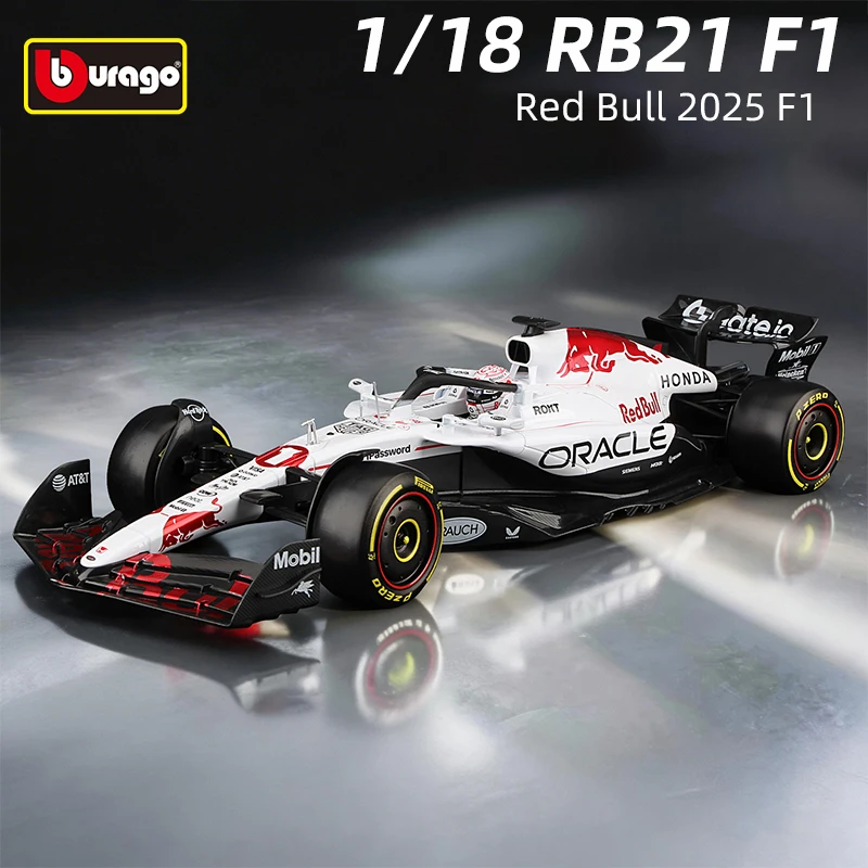 Модель-автомобиля-bburago-1-18-red-bull-f1-rb21-из-сплава-с-шлемом-Гран-при-Японии-2025-статическая-литая-игрушка
