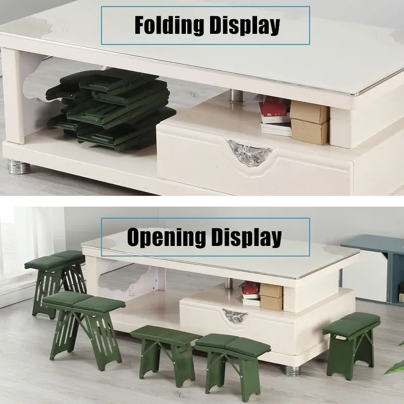 Outdoor Portable Chair Folding Bench Travel Superhard High Load Camping Chair Beach Hiking Picnic Home Seat Fishing Tools Chair