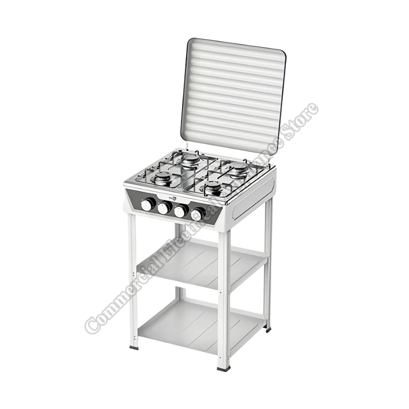 Estufa de Gas, horno alto, cocinas portátiles de ajuste multiengranaje, 4 quemadores, estufa de Gas a presión, Estufa, estufas de Gas de sobremesa