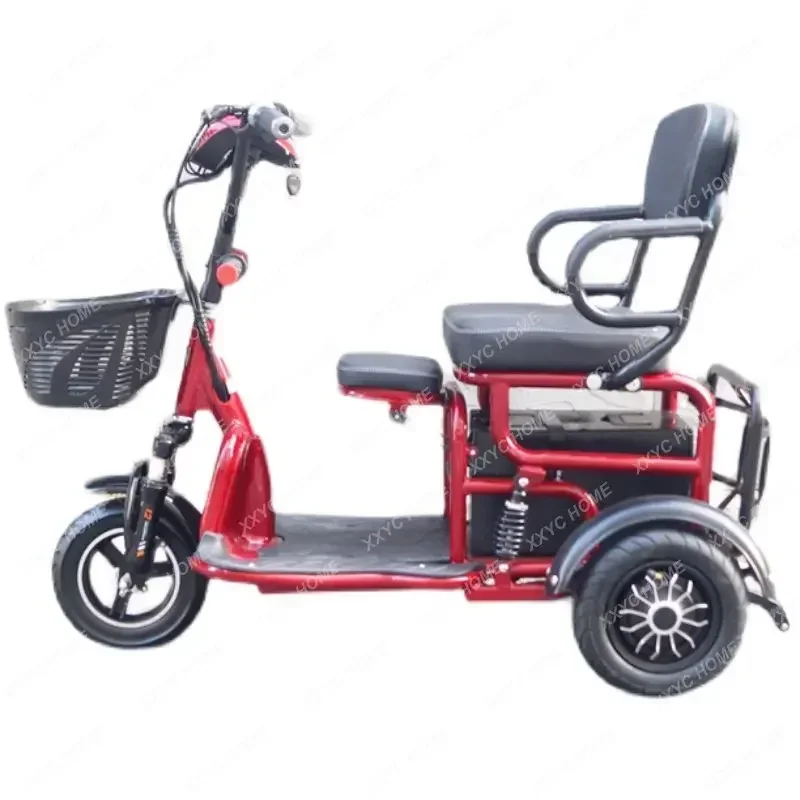 Electric Tricycle Small Female Household Elderly Electric Elderly Scooter Folding Electric Car Three-Wheel Lightweight